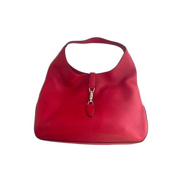 Gucci Red Soft Hobo Bag Big Size - Picture 1 of 9
